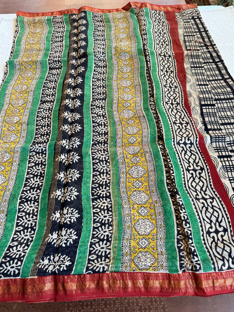 Maheswari border chanderi saree