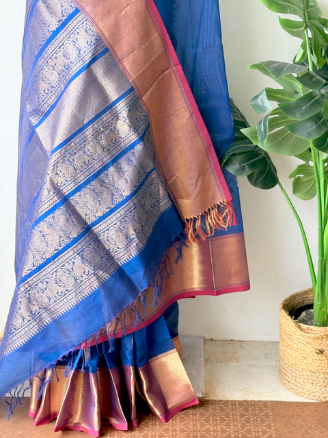 Pure handloom Silk cotton saree