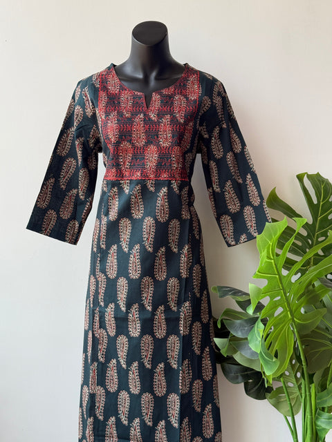 Printed cotton nighty