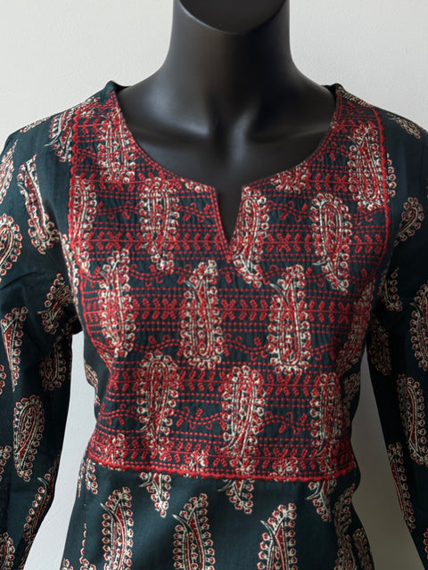 Printed cotton nighty