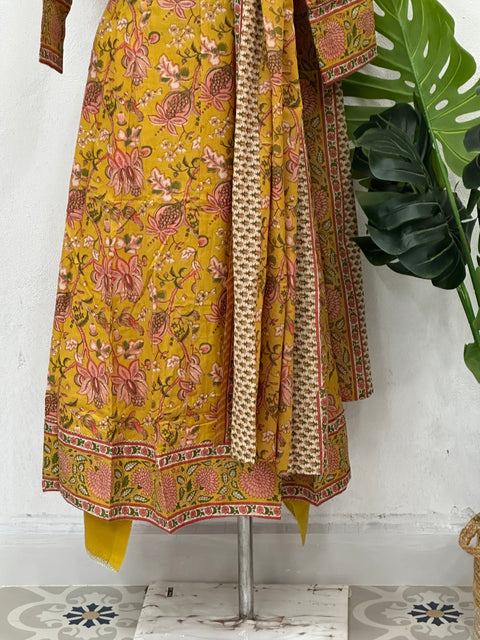 Printed anarkali readymade set