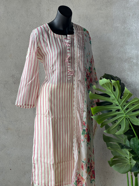 Printed muslin Readymade set