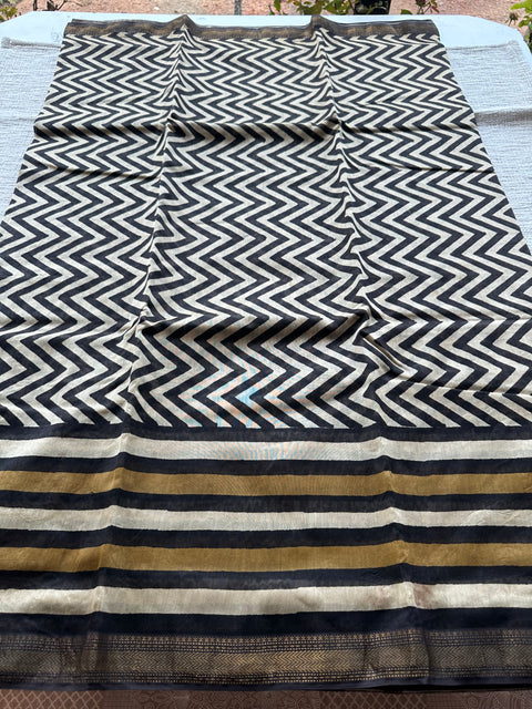 Maheswari border chanderi saree