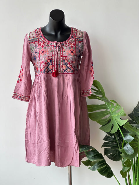 Embroidered Short top