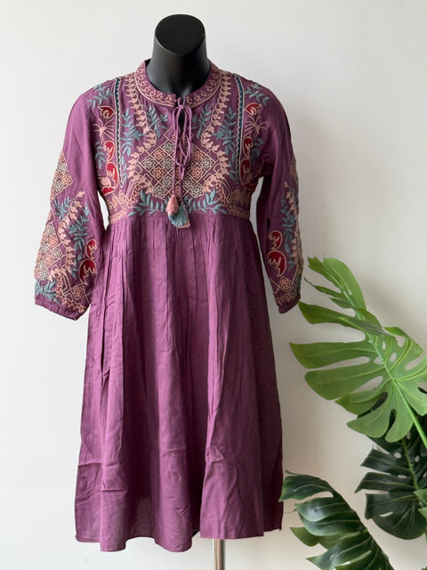 Embroidered Short top