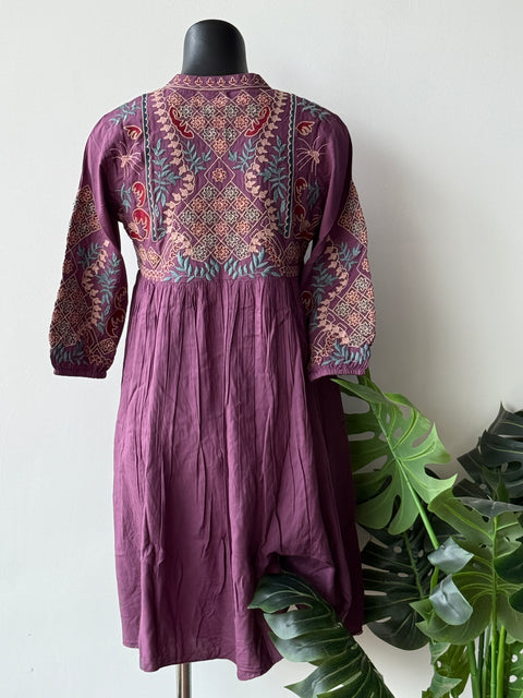 Embroidered Short top