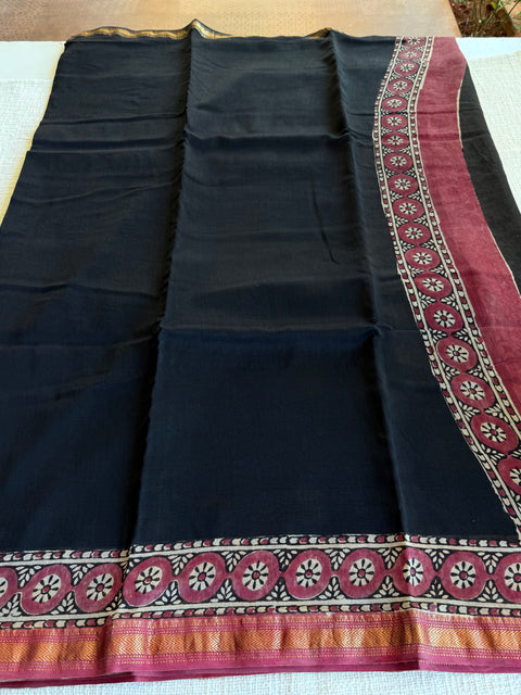 Maheswari border chanderi saree