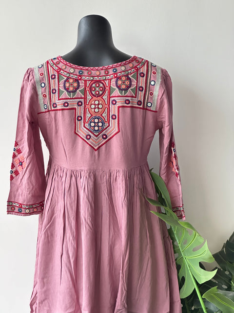 Embroidered Short top