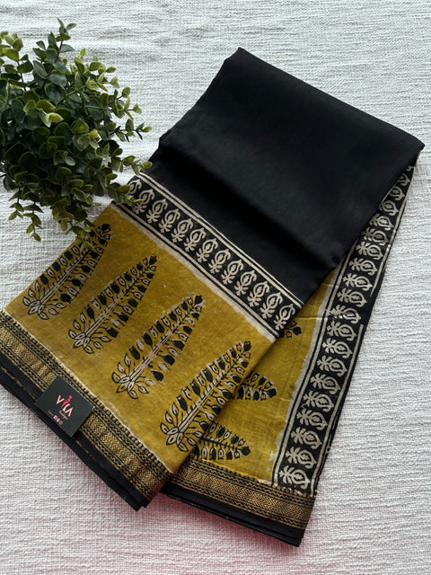Maheswari border chanderi saree