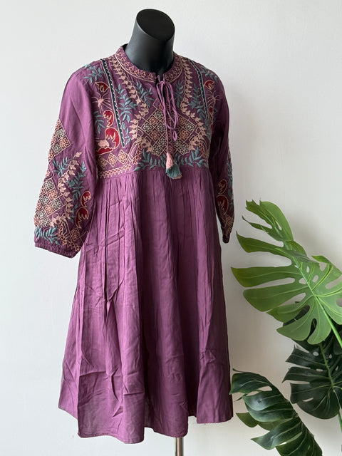 Embroidered Short top