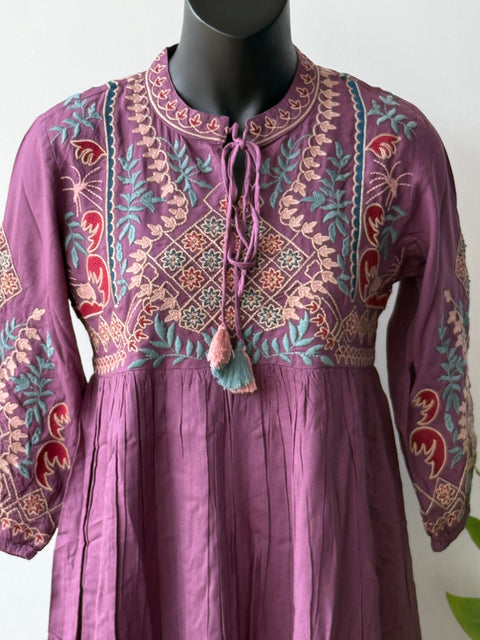 Embroidered Short top