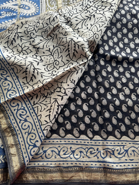 Maheswari border chanderi saree