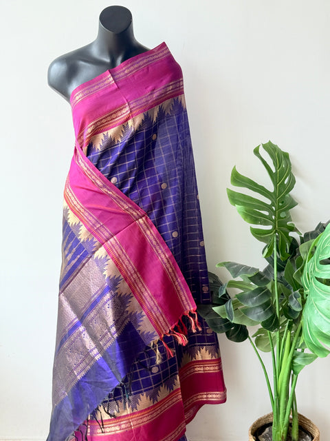 Pure handloom Silk cotton saree