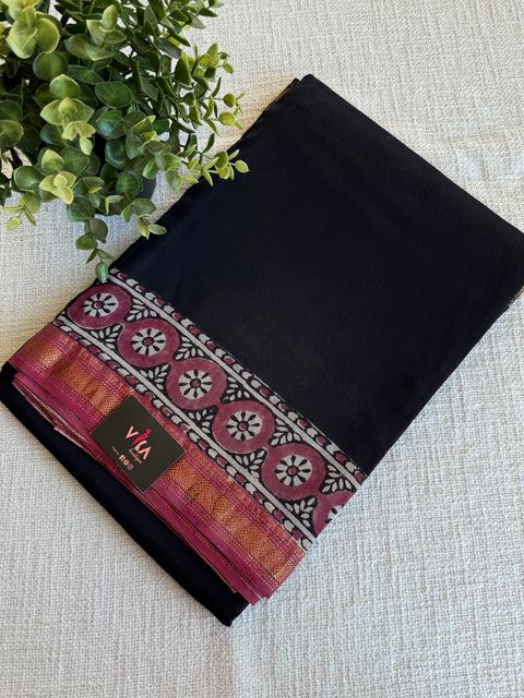 Maheswari border chanderi saree