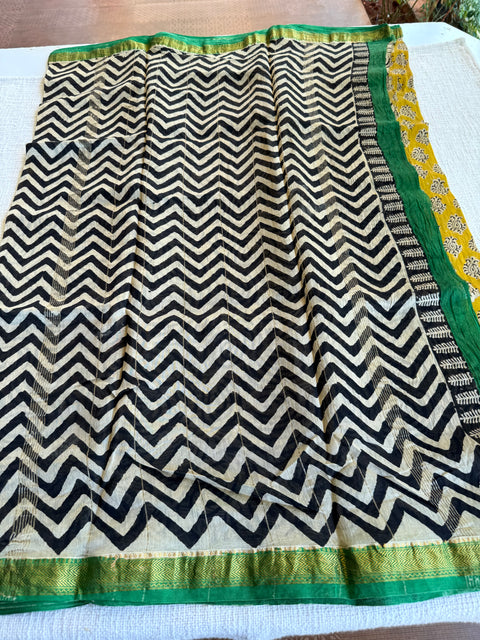 Maheswari border chanderi saree