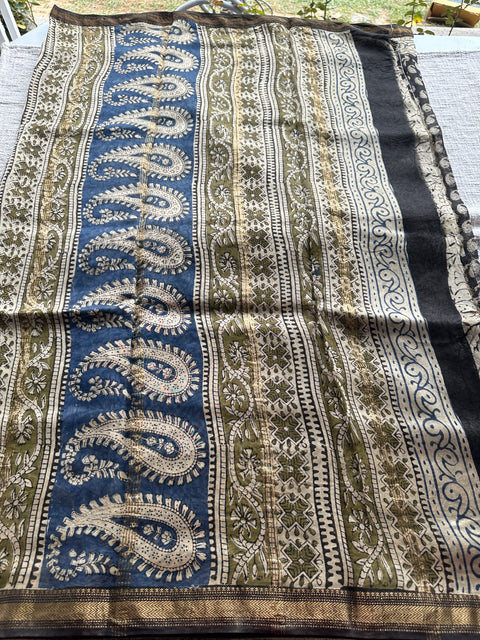 Maheswari border chanderi saree