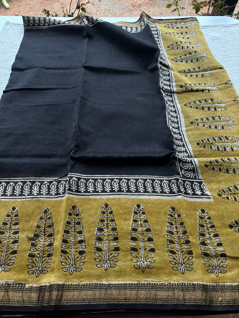 Maheswari border chanderi saree