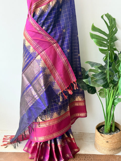 Pure handloom Silk cotton saree