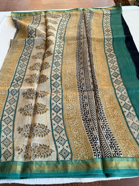 Maheswari border chanderi saree