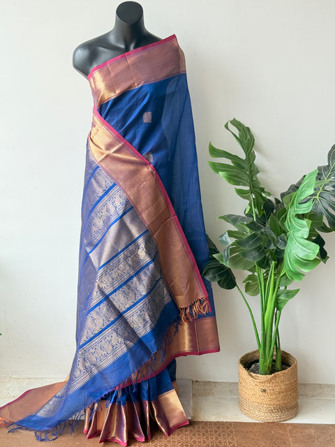 Pure handloom Silk cotton saree