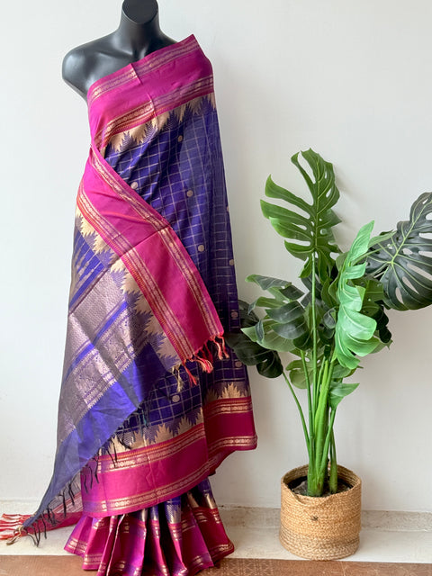Pure handloom Silk cotton saree