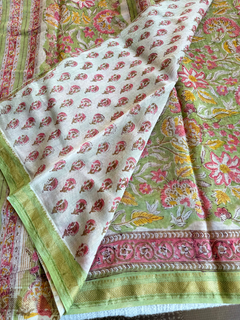 Maheswari border chanderi saree