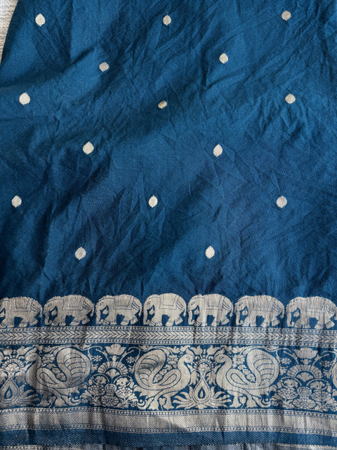 Bhutta weaving crepe Georgette Saree