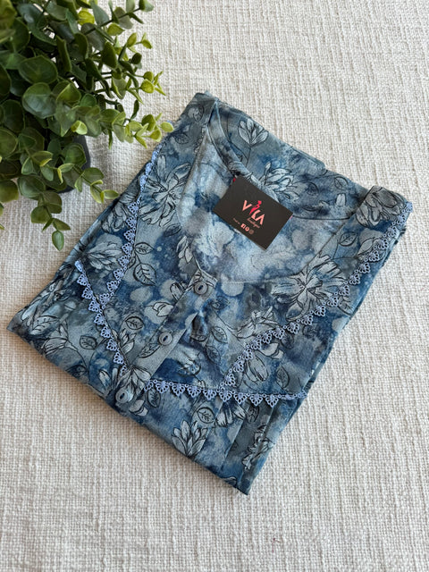 L and XL size Printed Alpine nighty