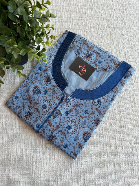 L size Printed Alpine nighty
