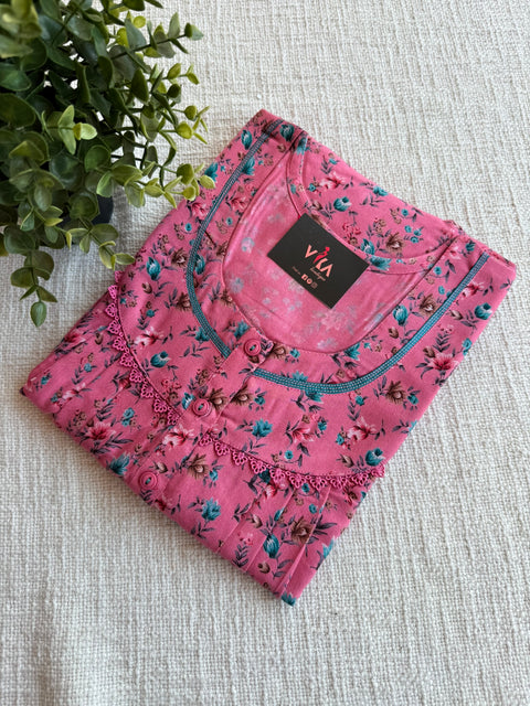 L size Printed Alpine nighty