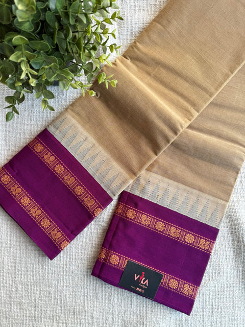 Korvai chettinad cotton saree