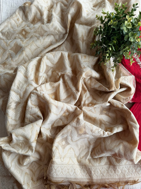 Red silk cotton salwar material