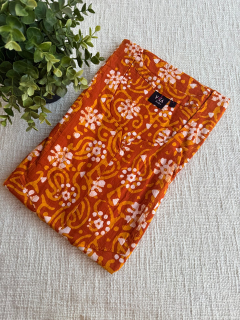 L size printed Batik cotton Nighty
