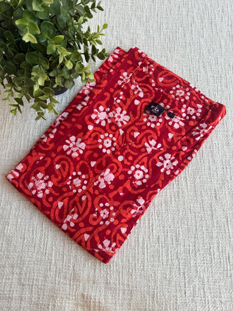 L size printed Batik cotton Nighty
