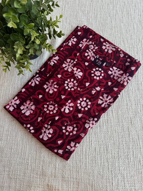 L size printed Batik cotton Nighty