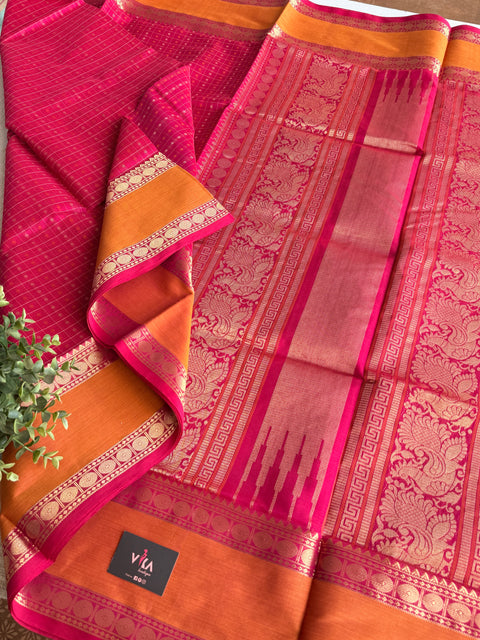 Pure handloom Silk cotton saree