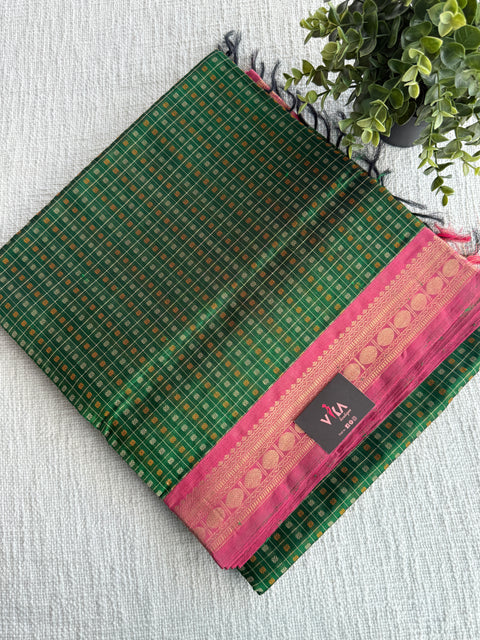 Pure handloom Silk cotton saree