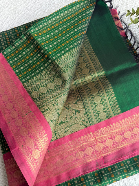 Pure handloom Silk cotton saree