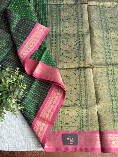 Pure handloom Silk cotton saree