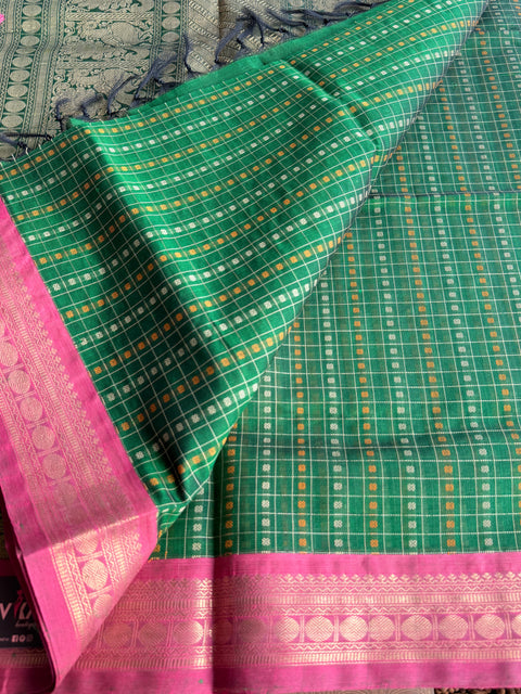 Pure handloom Silk cotton saree