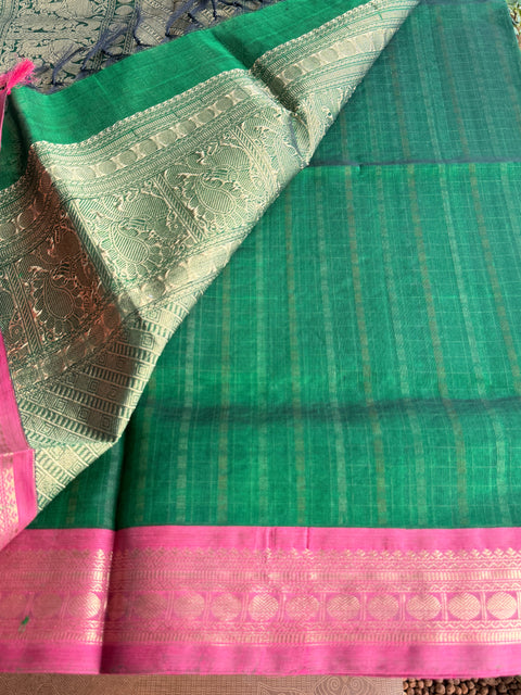 Pure handloom Silk cotton saree