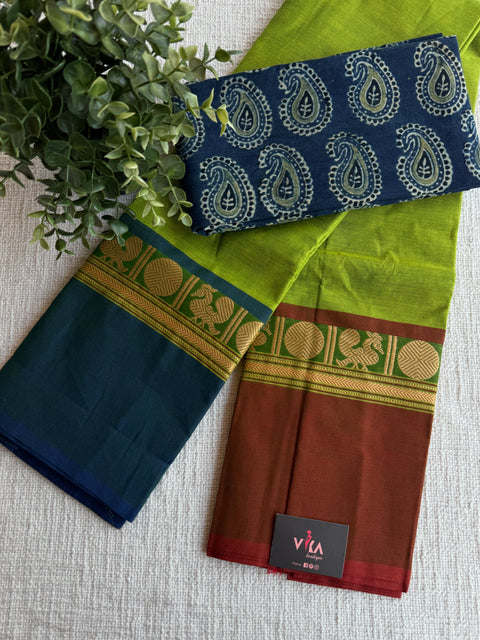 Handloom chettinad cotton saree