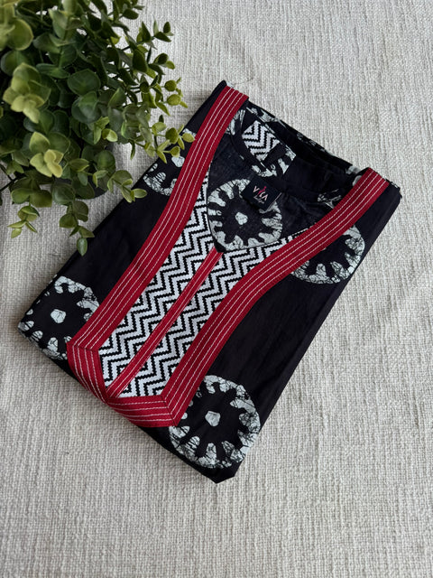 L size printed cotton nighty
