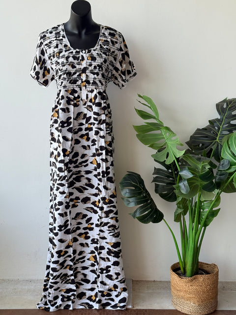 Smocking Premium Rayon Nighty