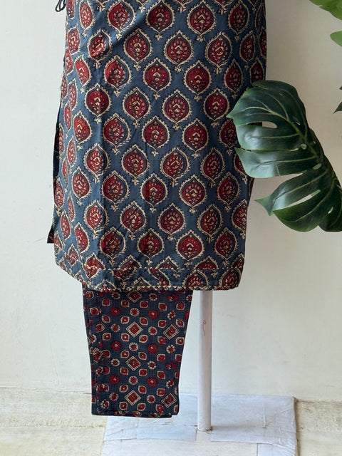 Printed cotton top and pant