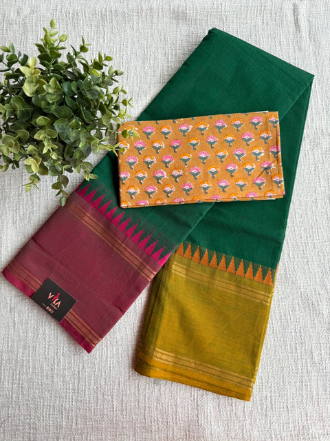 Handloom chettinad cotton saree