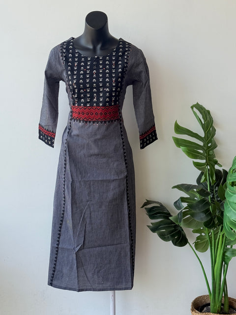 Officewear printed cotton kurti