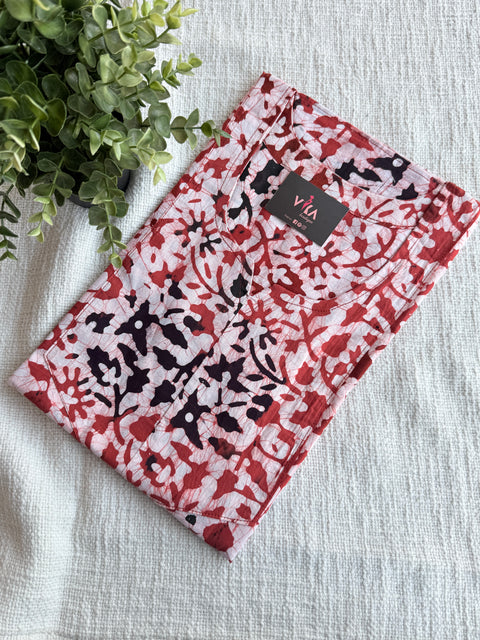 L size printed Batik cotton Nighty