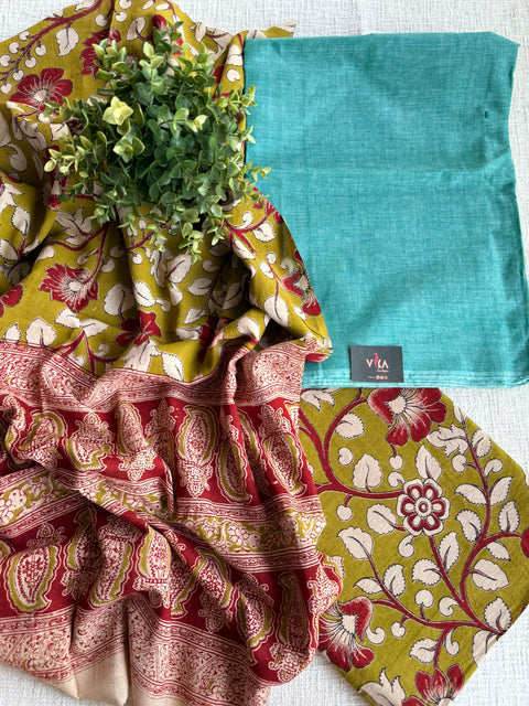 Kalamkari salwar suit material