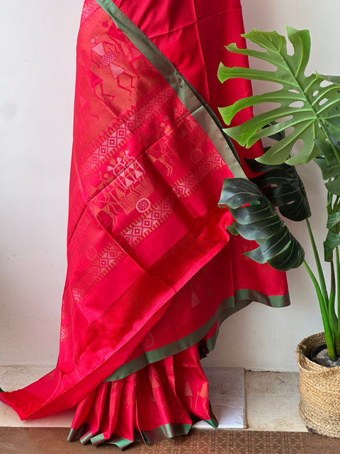 Plain Soft silk saree